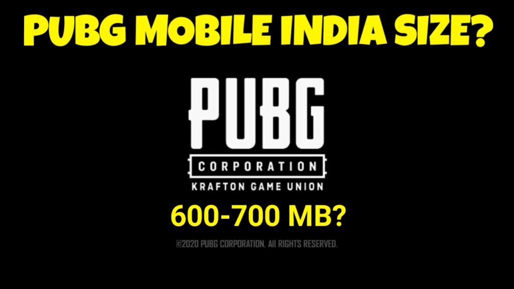 Pubg Mobile India Kitne MB Ka Hoga